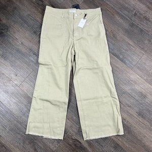 *BNWT* Forever 21 Khaki Wide Leg Jeans Pants Denim ((size 29))